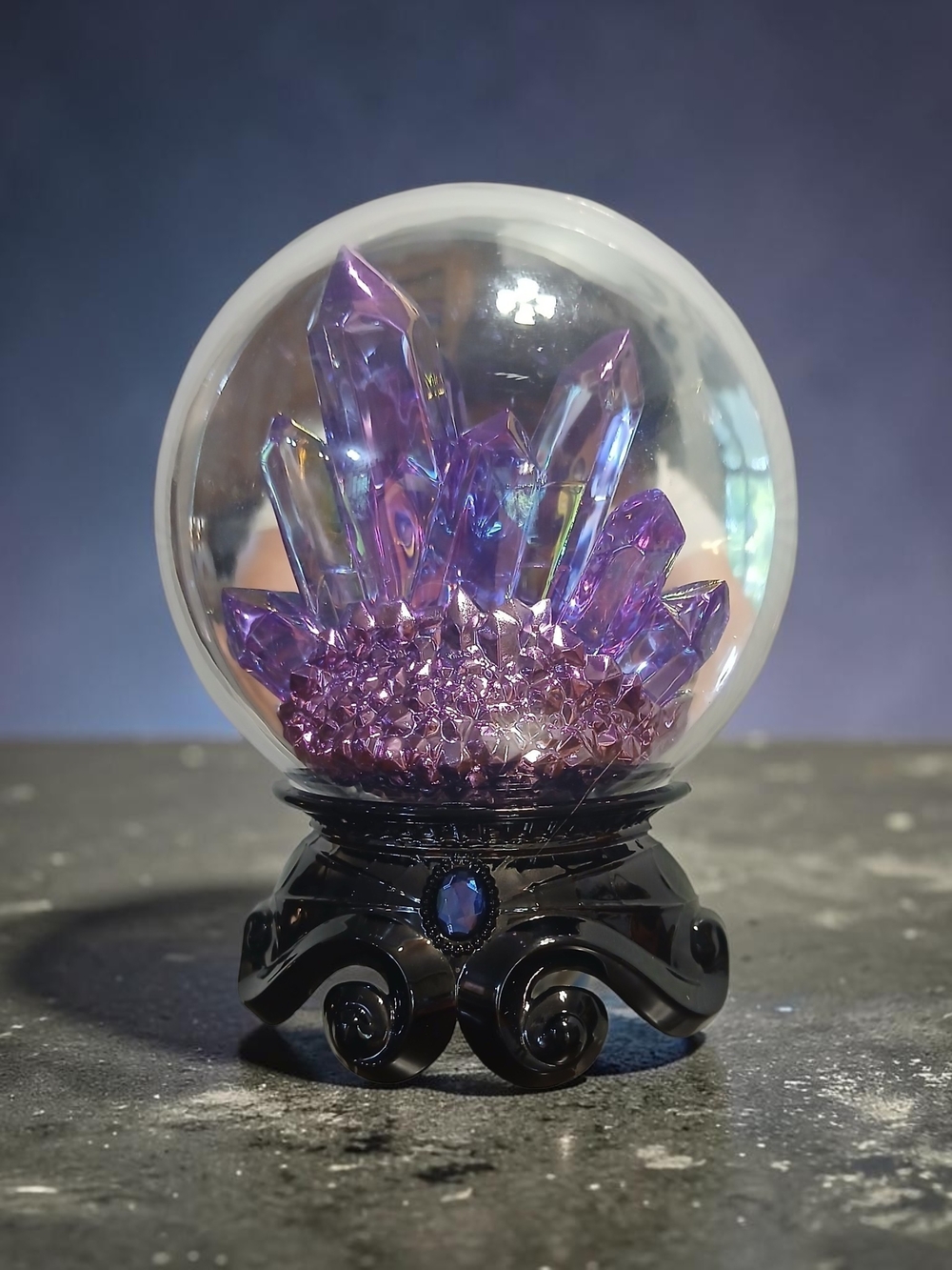 Purple Crystal Globe Wallflower
